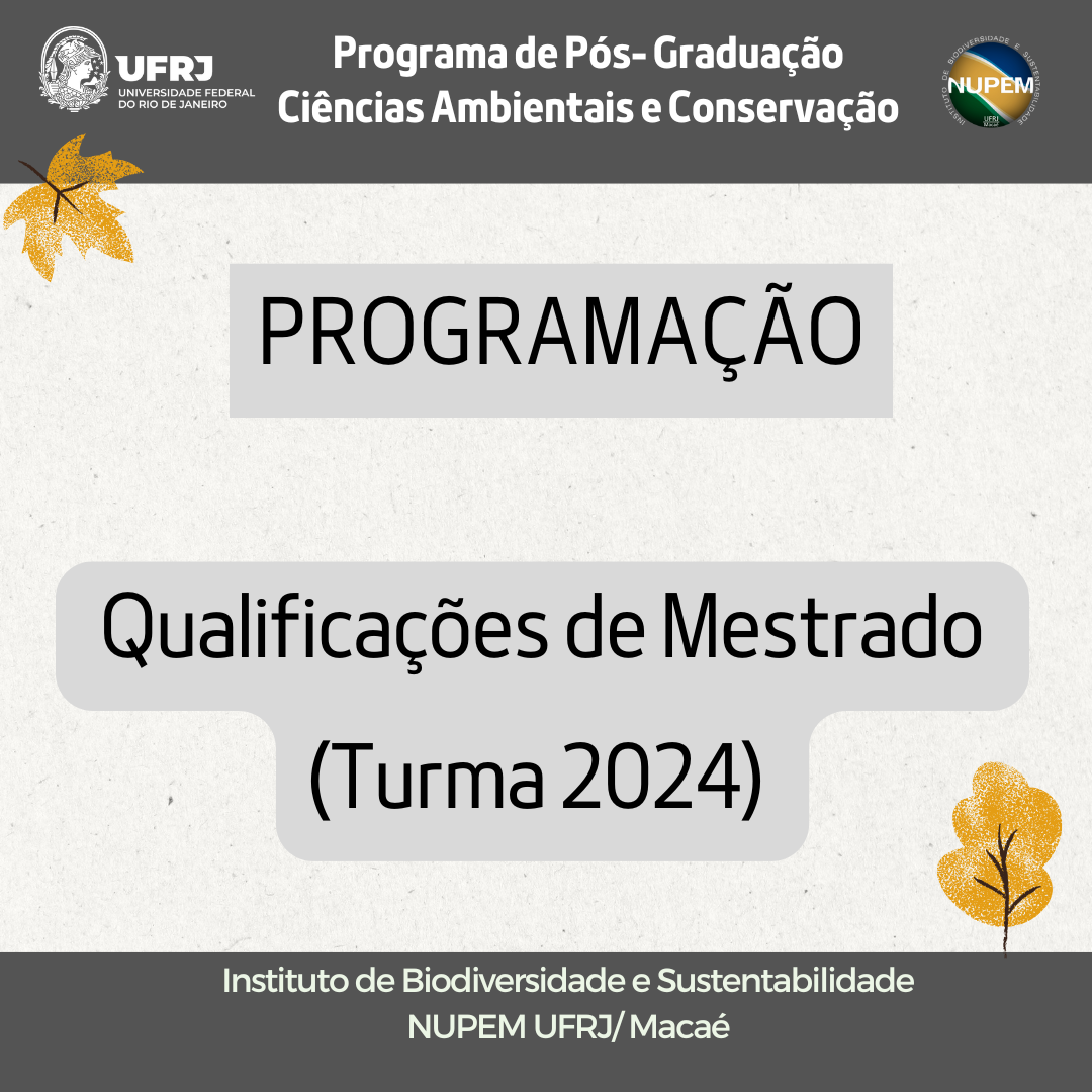 Qualificações de Mestrado da Turma de 2024