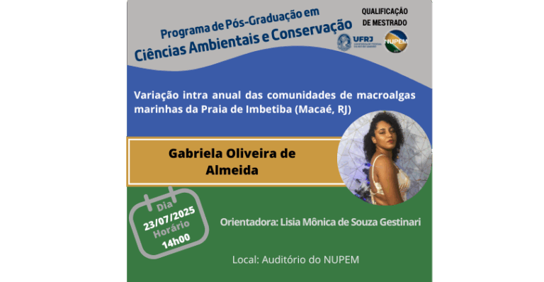 Leia mais sobre o artigo Qualificação de Mestrado de Gabriela Oliveira de Almeida