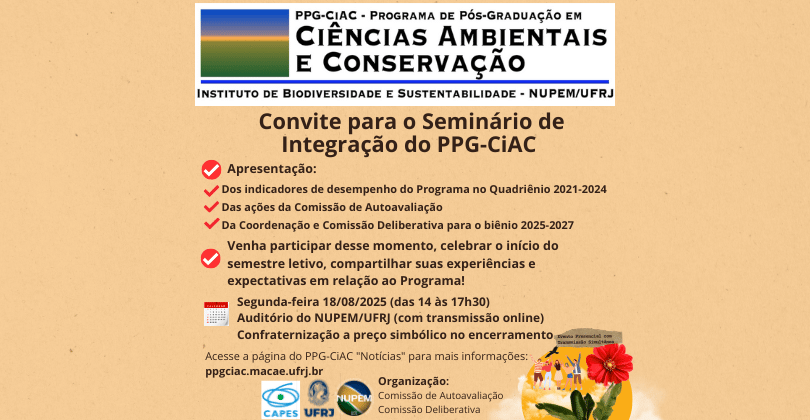 Seminário de Integração do PPG-CiAC